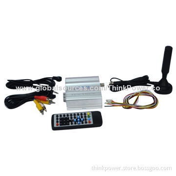 DVB-T2 and MPEG2 Car TV Receiver with 12V DC, 8W Power Supply, 75Ω Output Resistance